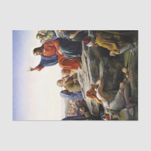 山上の説教、デコページ 薄葉紙 (正面)