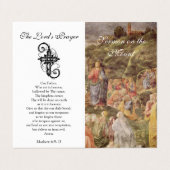 山上の説教 – 祈りの言葉カード 名刺 (外部フラット)