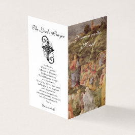 山上の説教 – 祈りの言葉カード 名刺