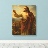 山上の説教™ LDS Canvas Wall Art キャンバスプリント (インサイチュ (ウッドフロア))
