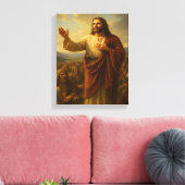 山上の説教™ LDS Canvas Wall Art キャンバスプリント (インサイチュ (リビング))