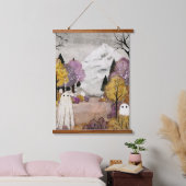 山下に 吊り下げ型タペストリー (寝室)