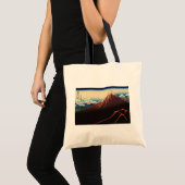 山下白雨, 北斎 Thunder and Mount Fuji, Hokusai, Ukiyo-e トートバッグ (正面(商品))