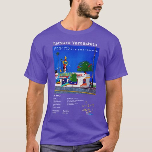 山下達郎 For You Tシャツ (正面)
