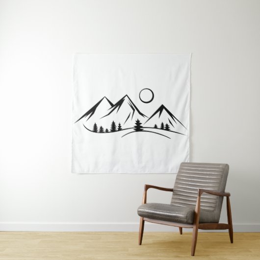 山並み タペストリー (インサイチュ)