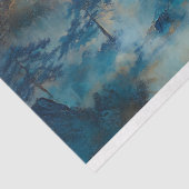 山中国のと木の風景の切り離し 薄葉紙 (詳細)