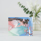 山中国のの前の美人 ポストカード (スタンド正面)