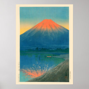 山中湖と富士山（河瀬蓮井） ポスター