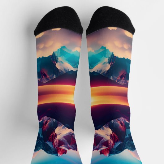 山乗務員 ソックス (上部)