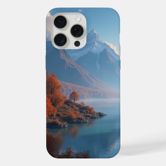 山側の河谷 iPhoneケース (裏面)