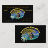 山元町のフラの名刺のための熱帯カスタム 名刺 (正面/裏面)