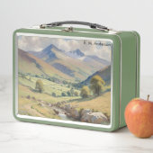 山写真景観風景パーソナライズされた メタルランチボックス (インサイチュ)