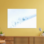 山凍っていの中の木々 キャンバスプリント (インサイチュ (リビング))