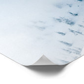 山凍っていの中の木々 ポスター (角)