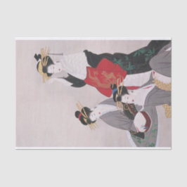 山口宗謙によるデミモンドの女性 薄葉紙