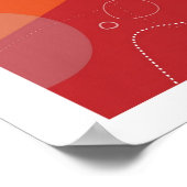 山口県 – 原子時代の抽象芸術ポスター ポスター (角)