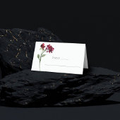 山咲き |クリムゾンレッドボヘミアンガーデンの花 プレイスカード