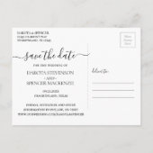 山咲き | テラコッタオレンジフラワーザデイト 案内ポストカード (裏面)