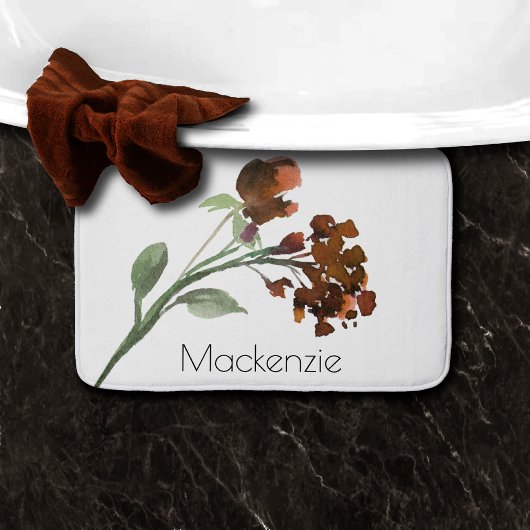 山咲き | テラコッタオレンジボヘミアンカスタム バスマット