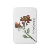 山咲き | テラコッタオレンジボヘミアンカスタム バスマット (正面縦)