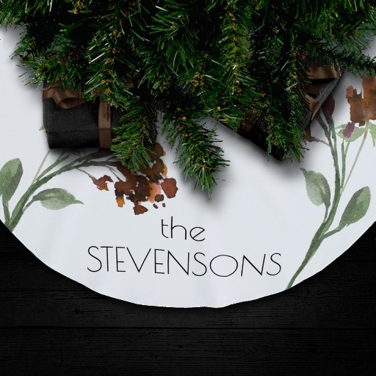 山咲き | テラコッタオレンジボヘミアンカスタム ブラッシュドポリエステルツリースカート