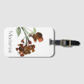 山咲き | テラコッタオレンジボヘミアンカスタム ラゲッジタグ (正面横)