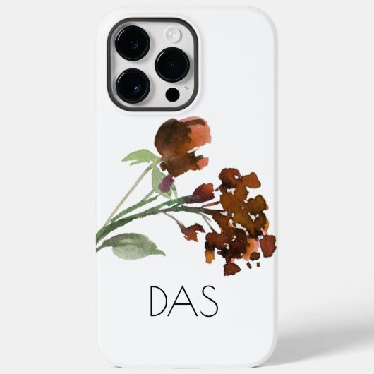 山咲き | テラコッタオレンジボヘミアンカスタム Case-Mate iPhoneケース (裏面)