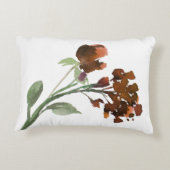 山咲き | テラコッタオレンジボヘミアンフラワー アクセントクッション (裏面)