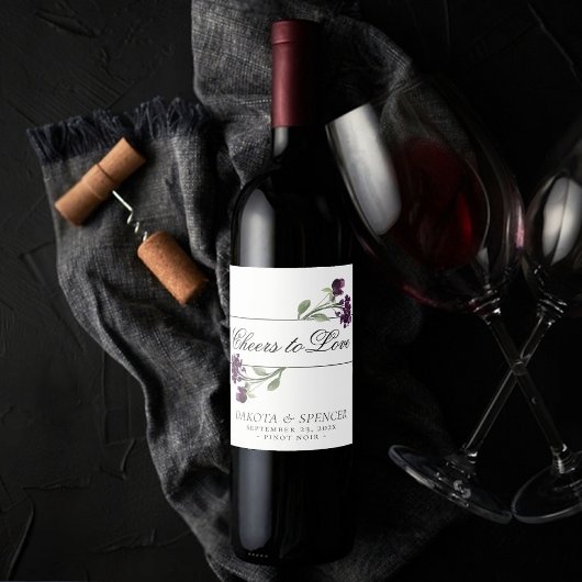 山咲き | パープルボヘミアン応援トゥラブ ワインラベル