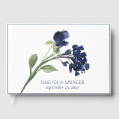 山咲き |ブルークラシックボヘミアン庭園の結婚式 ゲストブック (正面)