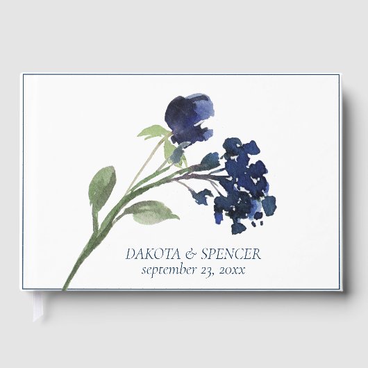 山咲き |ブルークラシックボヘミアン庭園の結婚式 ゲストブック (正面)