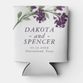 山咲き |深いパープルボヘミアン日付を保存 缶クーラー (正面)