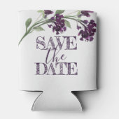 山咲き |深いパープルボヘミアン日付を保存 缶クーラー (裏面)