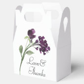 山咲き |深いパープルボヘミアン花ありがとう フェイバーボックス (オープン)