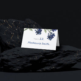 山咲き |青クラシックいボヘミアンガーデンの花 プレイスカード