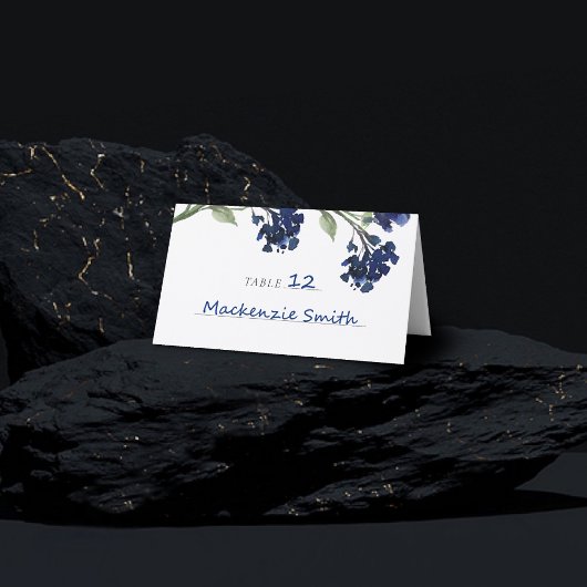 山咲き |青クラシックいボヘミアンガーデンの花 プレイスカード