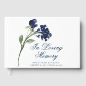 山咲き | Navy Blue愛する記憶の葬儀 ゲストブック (正面)