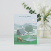 山国朝霧はがき ポストカード (スタンド正面)