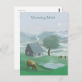 山国朝霧はがき ポストカード (正面/裏面)
