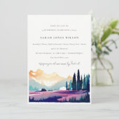 山国風景ガーデン 誕生日どんな年齢にも 招待状 (スタンド正面)