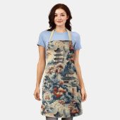 山地に眠る穏やかな塔 エプロン (着用した状態)