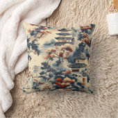 山地に眠る穏やかな塔 クッション (ブランケット)