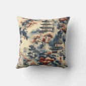 山地に眠る穏やかな塔 クッション (裏面)