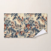 山地に眠る穏やかな塔 バスタオルセット (ハンドタオル)