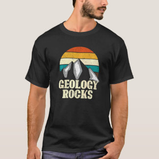 山地学岩古生物学地質学研究所 Tシャツ