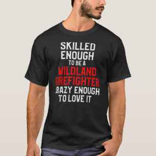 山地消防士消防士  Tシャツ