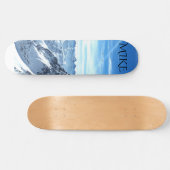 山場面スケートボード、カスタムな名前 スケートボード (横)