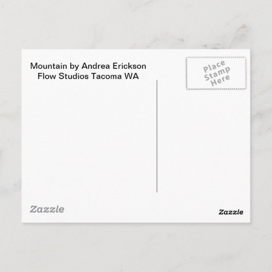 山墨絵 ポストカード (裏面)