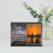 山夜 Save The Date 案内ポストカード (スタンド正面)