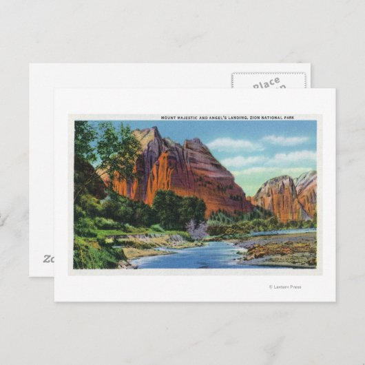 山威厳のあると天使の上陸の見解 ポストカード (正面/裏面)